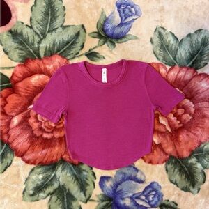 lululemon ribbed cropped top.